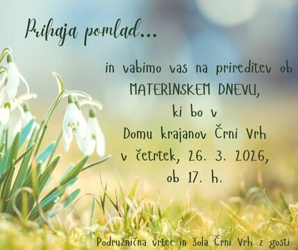 Materinski_dan_Črni _Vrh